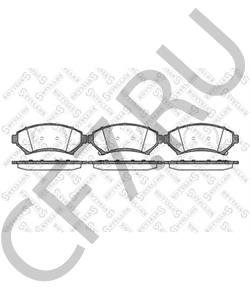 93734239 BUICK (SGM) Комплект тормозных колодок, дисковый тормоз в городе Екатеринбург